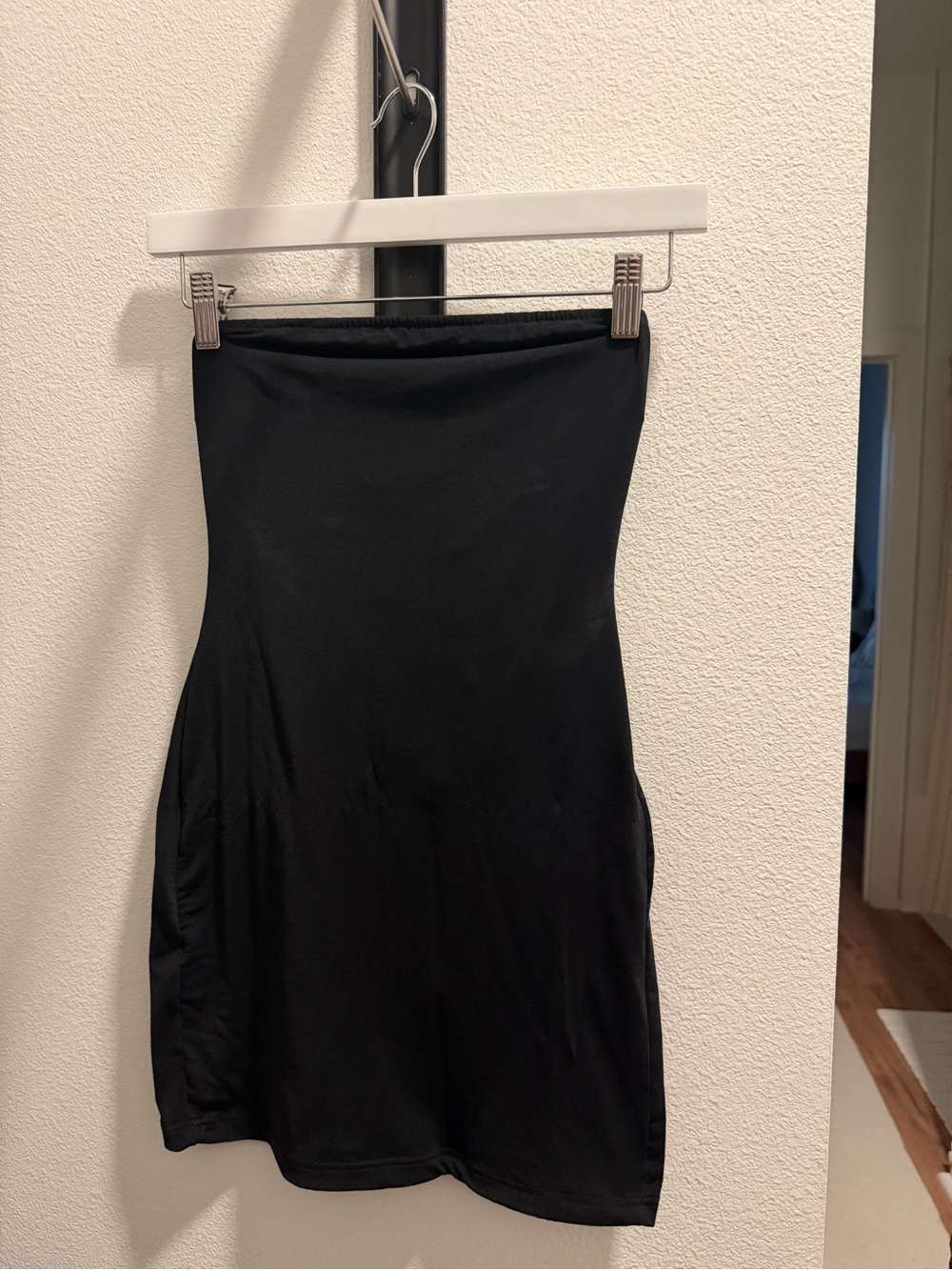 Seafolly Black Strapless Bodycon Mini
